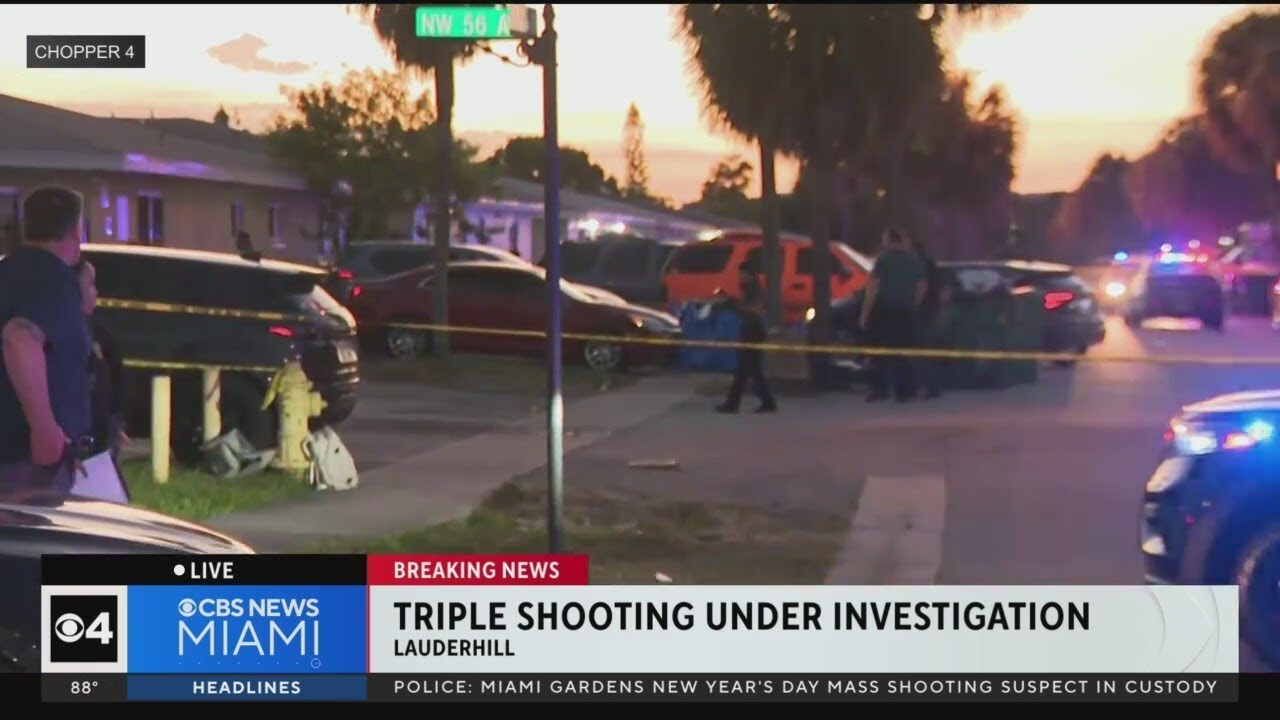 Triple Shooting Under Investigation In Miami Gardens - YouTube