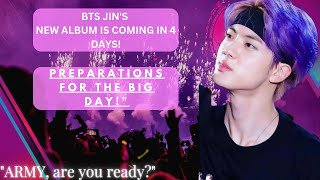 bts news today! 4 more days until bts jin will release his new album, what will happen?