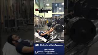Disc Herniation and Sciatica for 2 years Leg Pressing 900lbs PAIN-FREE!