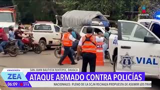 Atacan a tiros a elementos de la policía municipal de San Juan Bautista Tuxtepec | Francisco Zea