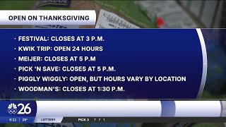 Last-minute grocery run? Here's what's open on Thanksgiving