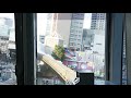 【4k前面展望】東京モノレール 羽田空港快速 front view of the train tokyo monorail 主な停車駅：羽田空港第２ターミナル・空港浜松町