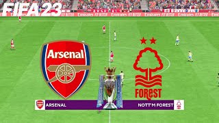 FIFA 23 | Arsenal vs Nottingham Forest - 23/24 Premier League - PS5 Gameplay