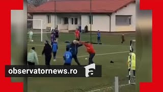 Bătaie între părinţi la un meci de fotbal de copii, din Bonţida