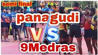 SF | panagudi vs 9medras kabaddi |  match tournoment panagudi - 2022