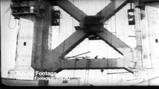 HD Stock Footage Golden Gate Bridge Construction San Francisco Reel 1