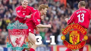 LIVERPOOL 3-1  MANCHESTER UNITED    GREATEST ANFIELD VICTORIES GOALS & HIGHLIGHT