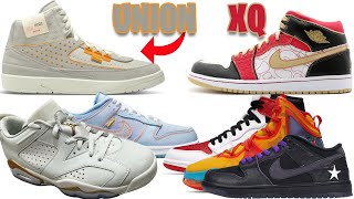 UNION AIR JORDAN 2, AJ 1 XQ, AJ 6 CHINESE NEW YEAR, FAMILIA SB DUNK LOW, UNION DUNK LOW, AND MORE