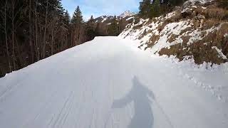 Skiing in Sudelfeld Beautiful Valley Run 10red 11blue 9 \u0026 3red Feb 2025