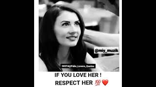 Respect any girls respect your love status love status copyright copy my channel krccreation