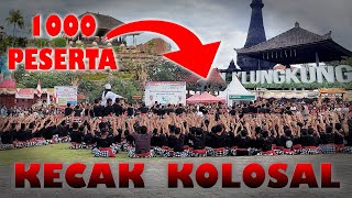 TARI KECAK KOLOSAL 1000 SISWA SEKABUPATEN KLUNGKUNG