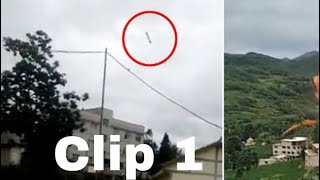 Chinese Rocket Debris Impact Caught On Camera Clip 1