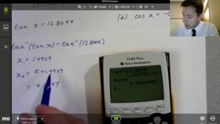 Solving Trigonometric Equations Part 6 TI 84