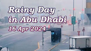 Rainy Day in Abu Dhabi 2024: Surprise Weather in UAE | Exploring the Unexpected