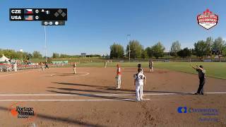 United States v Czech Republic – WBSC Junior Men’s Softball World Championship 2018