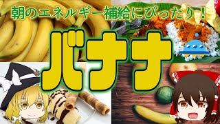 【ゆっくり解説】バナナの栄養について解説します。