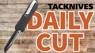 TacKnives Daily Cut: Medium-Size OTF Double Action MD3T - Tanto Blade