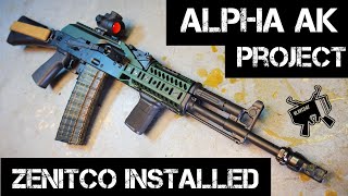 Alpha 556 AK unveiled, Zenitco parts Installation!