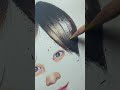 髪の毛を描く 色鉛筆 coloredpencils asmr