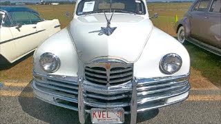 1948 Packard Deluxe Four Door Sedan Wht Lakeland Linder Carlisle0225226070