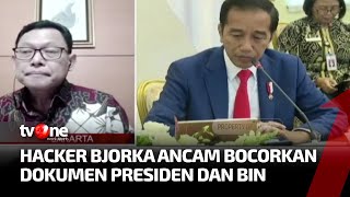 Waduh Gawat! Hacker Bjorka Ancam Bocorkan Dokumen Presiden \u0026 BIN | Kabar Petang tvOne