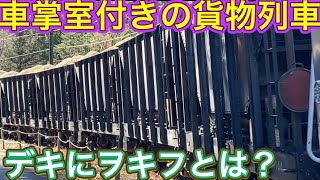 不思議な貨車が長大20両編成で約20‰の急登を行き来する！貴重となった石灰石輸送