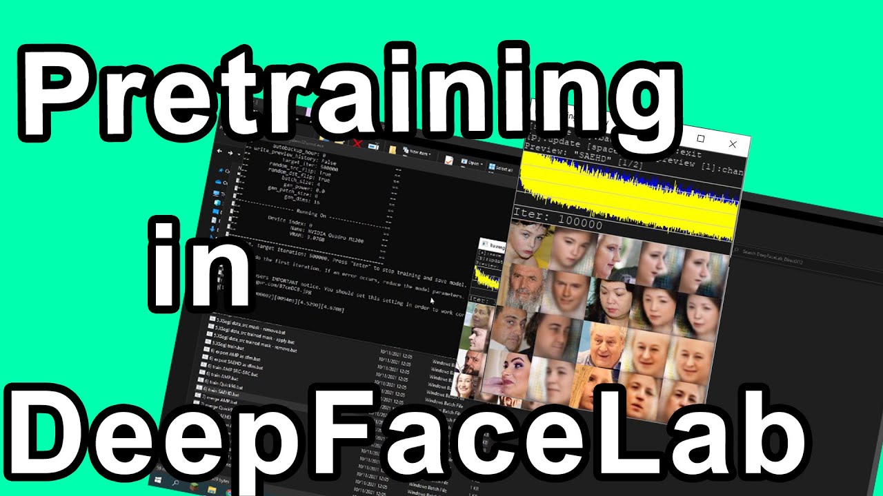 DeepFaceLab Pretraining Explained + Guide - YouTube