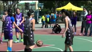 女子初級組室外三人籃球比賽：OYSTER F14 VS 思維 F14 20141221