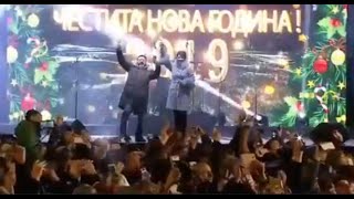 New year eve 2019 in Sofia Bulgaria Посрещане на Нова Година в София България Концерт на Площада