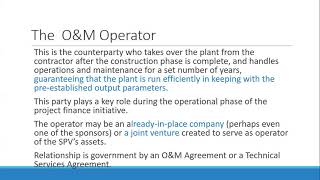 Overview of Risk Allocation in Project Finance / Advanced Corporate Finance