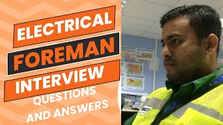 electrical foreman interview / electrical supervisor interview for construction @kktechnicaldubai ✍️