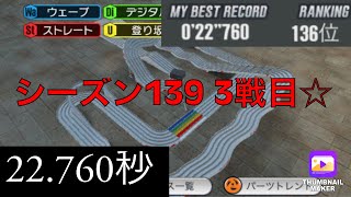 【超速GP】シーズン139コントロールフローサーキット3戦目の結果☆