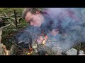 2 day island bushcraft catch u0026 cook nordic autumn campfire relaxation