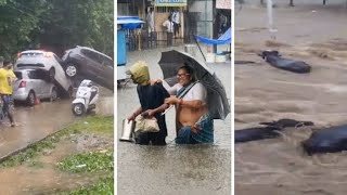 गुजरात-महाराष्ट्र में भारी बारिश से जलभराव और बाढ़ की स्थिति, कई शहरों में फ्लैश फ्लड