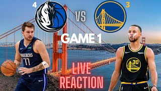 Dallas Mavericks vs Golden State Warriors Game 1 2ND HALF Live Reaction & Play-by-Play
