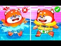 Safety In The Swimming Pool Song 💦 Fun At the Pool! 💧💦🫧 Kids Songs And Nursery Rhymes by Zee Zee