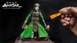 Make a avatar kyoshi || avatar the last airbender || sculpting from clay