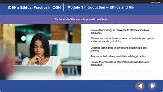 IOSH Ethical Practice in OSH, e-learning and Assessment