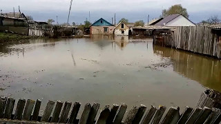 Паводок-2017 в Северном Казахстане, села Вагулино,Соколовка