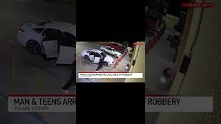 Deputy stops attempted armed robbery in Tulare County, CA