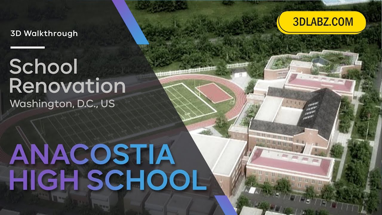 High School Virtual Campus 3D Tour. Anacostia High School 3D ...