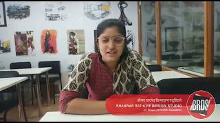 Navya Joshi SELECTED IN NIFT BENGALURU B.DES (ACCESSORY DESIGN) 2019  | BRDS STUDENT