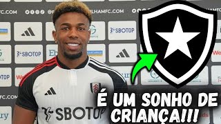 🚨BOMBA! NINGUÉM ESPERAVA! FECHADO ATÉ 2028! MAIOR REFORÇO CHEGOU! ÚLTIMAS NOTÍCIAS DO BOTAFOGO!