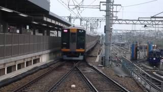 阪神電車9000系9205F直通特急姫路行き　阪神尼崎駅