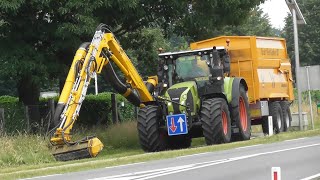 Van der Weerd mowing the roadside