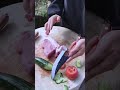 Knife Chef Kitchen Steel Stainless Damascus Japanese  Cleaver Knives Forged Professional - #Shorts