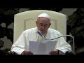 El Papa explica en audiencia general el milagro de la multiplicación de los panes y los peces