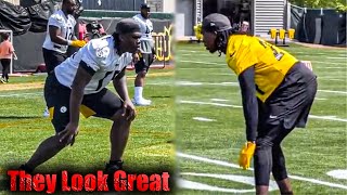 FIRST LOOK AT STEELERS ROOKIES AT ROOKIE MINICAMP