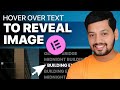 HOVER OVER TEXT TO REVEAL IMAGE - Elementor WordPress Tutorial Flex Container (STEP BY STEP)