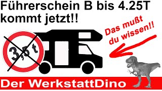 Driving license B up to 4.25 tons coming (2025)